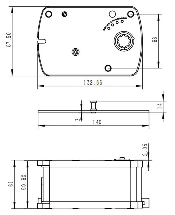 Размеры BLF230-05